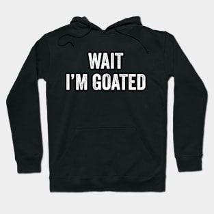 Wait I'm Goated Hoodie